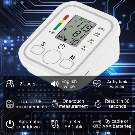 Automatic Blood Pressure Monitor with Arrhythmia Detection