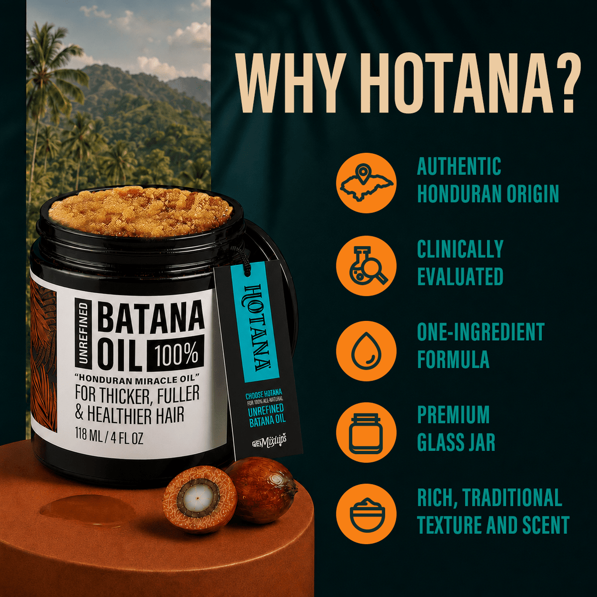 100% Unrefined Batana Oil 4oz - Sk Store