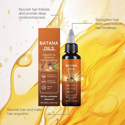 Batana Oil with Rosemary, Castor & Pumpkin Seed Oils (120ml)