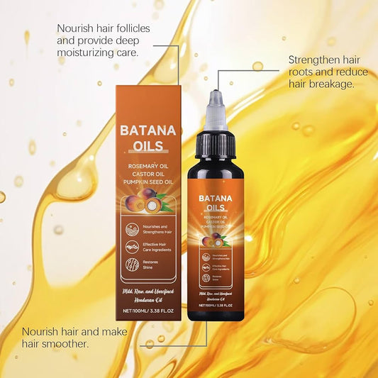 Batana Oil with Rosemary, Castor & Pumpkin Seed Oils (120ml)