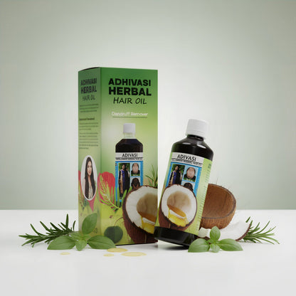 Adivasi Neelabari Herbal Hair Oil + gift in 60 AED