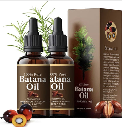 Batana Hair oil - Rosemary infused Hair growth and repair serum 30ml - Sk Store