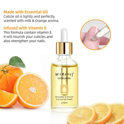 Nail Care Oil with Plant Extracts for Manicure