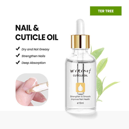 Nail Care Oil with Plant Extracts for Manicure