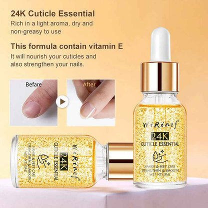 Nail Care Oil with Plant Extracts for Manicure